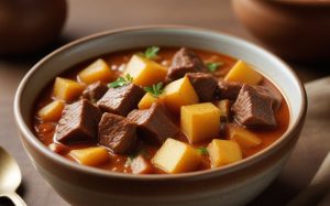 Вкусное мясное рагу с бататом за 40 минут — рецепт с фото и видео Вкусное мясное рагу с бататом за 40 минут — рецепт с фото и видео